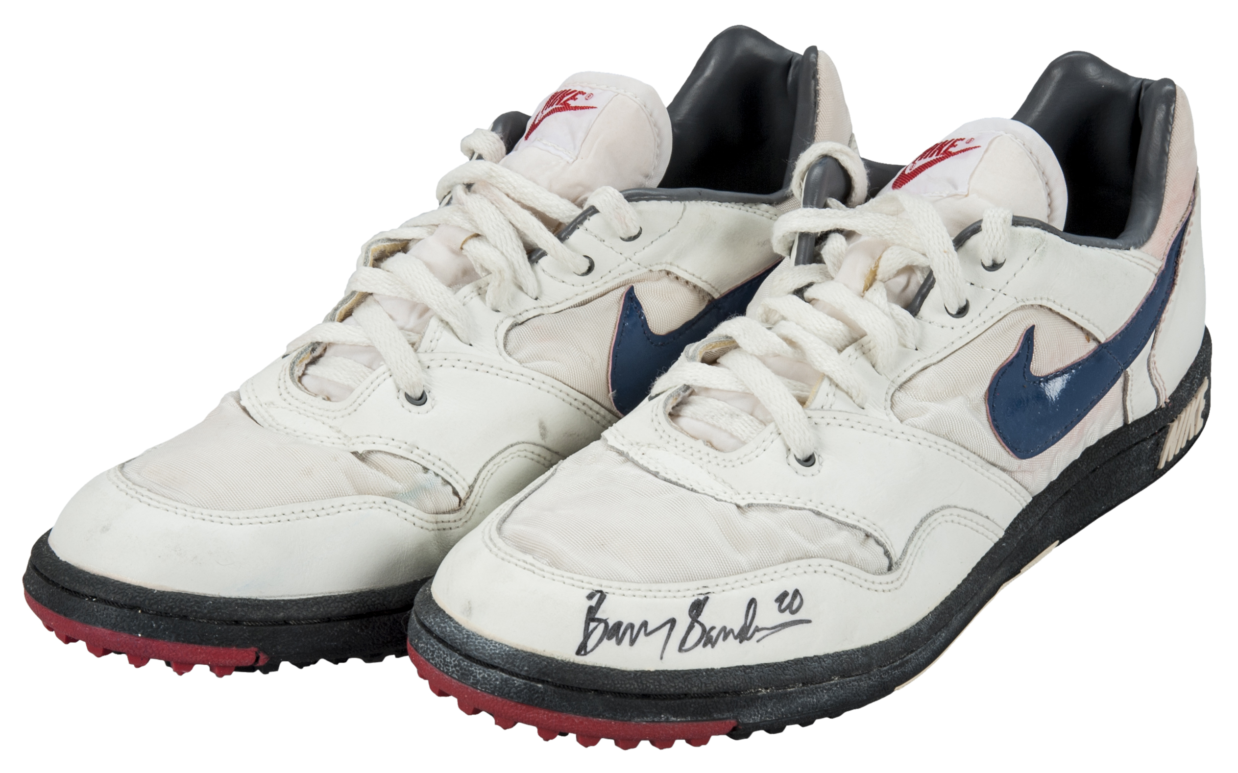 Lions Barry Sanders Signed Game Used 1995 Pro Bowl Turf